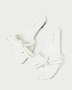 Loeffler Randall Hadley White Bow Sandal -Loeffler Randall HADLEY N WHITE 4 3ec160db 597e 4e6d 8067 d89995a0e729