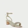 Loeffler Randall Jackie Cappuccino Mid Heel Sandal -Loeffler Randall JACKIE SKS CAPPU 1 1
