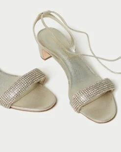 Loeffler Randall Jackie Cappuccino Mid Heel Sandal -Loeffler Randall JACKIE SKS CAPPU 3 1