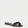 Loeffler Randall Jackson Black Braided Sandal