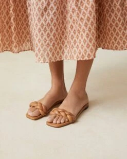 Loeffler Randall Jackson Dark Sand Braided Sandal -Loeffler Randall JACKSON N DASAN 5