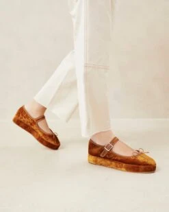 Loeffler Randall Leah Ochre Platform Mary Jane 11 Loeffler Randall Leah Ochre Platform Mary Jane -Loeffler Randall LEAH VL OCHRE 5