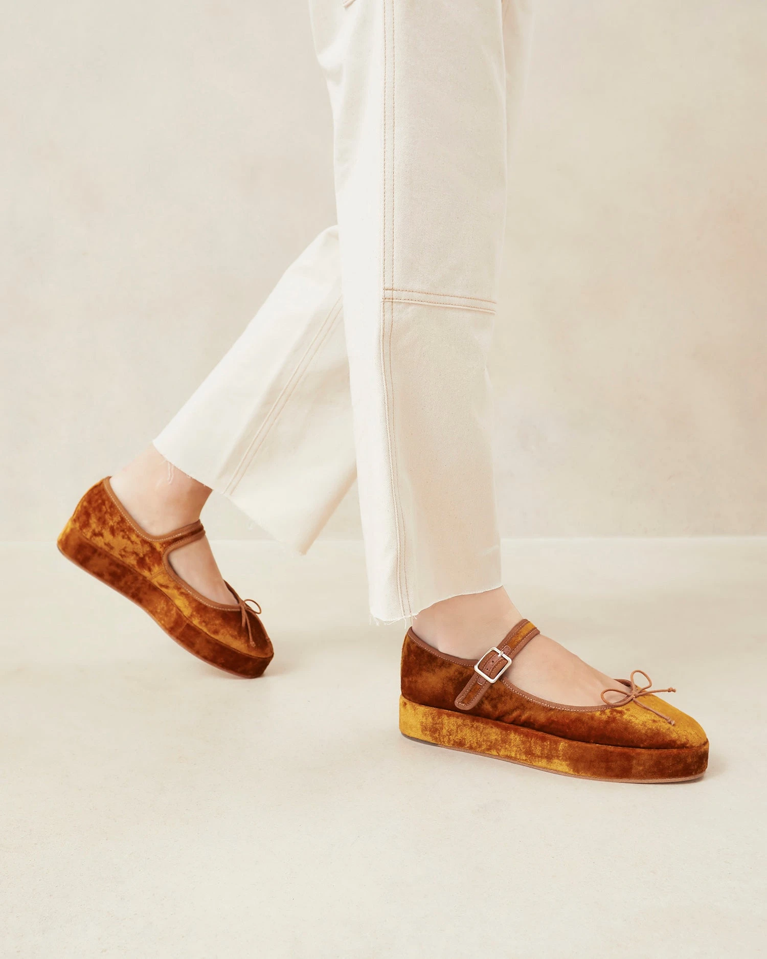 Loeffler Randall Leah Ochre Platform Mary Jane 7 Loeffler Randall Leah Ochre Platform Mary Jane - Image 5