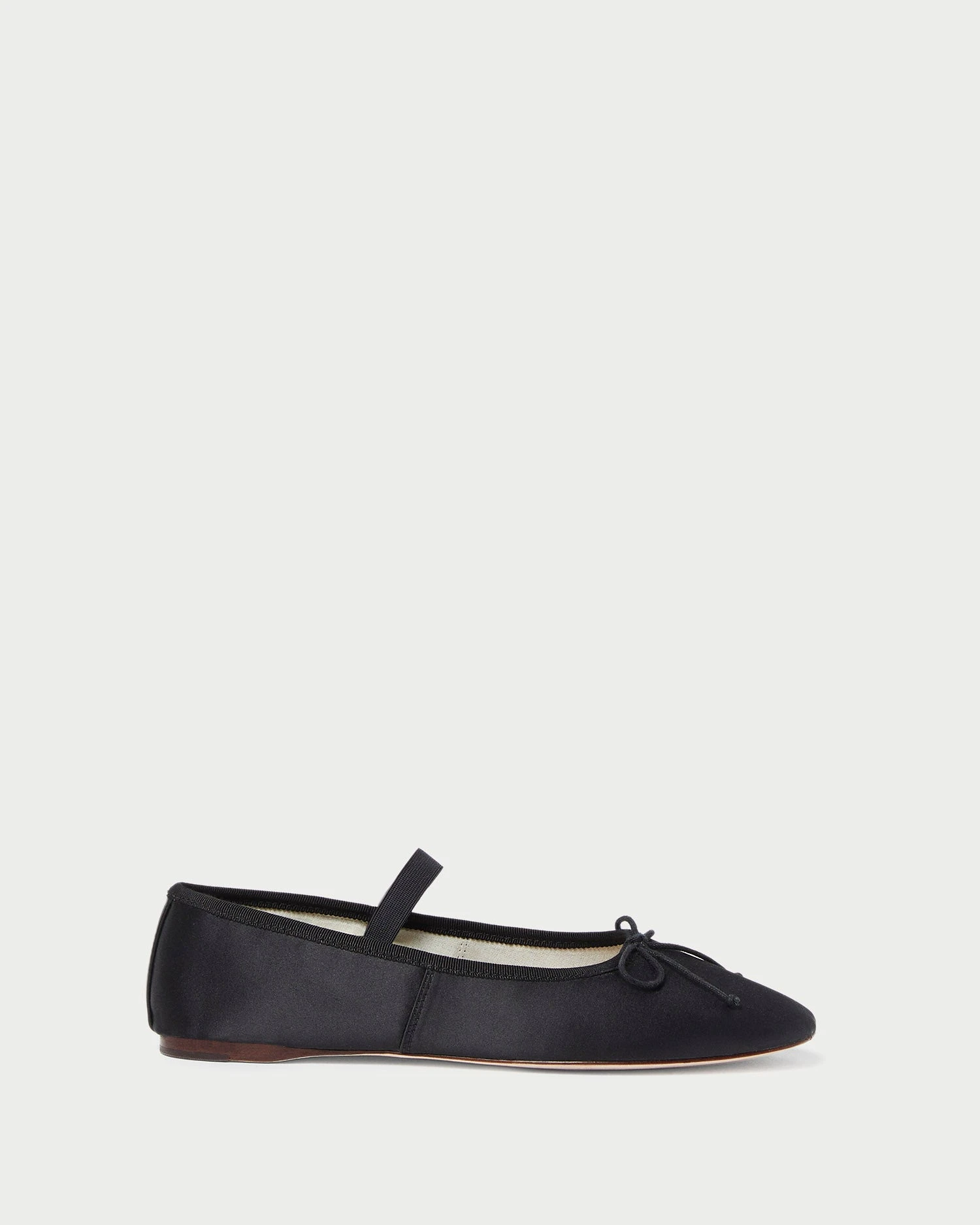 Loeffler Randall Leonie Black Satin Ballet Flat 4 Loeffler Randall Leonie Black Satin Ballet Flat - Image 2