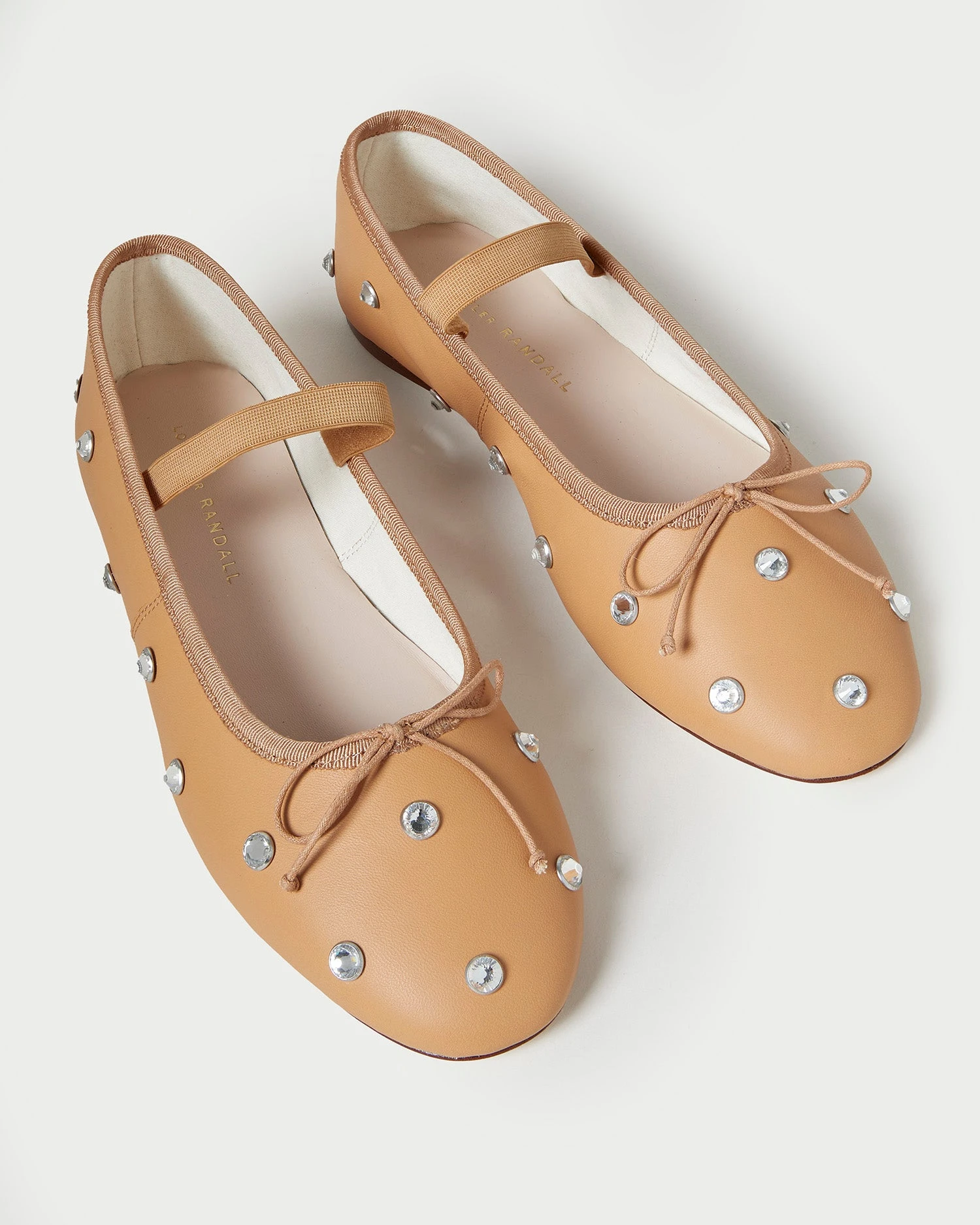 Loeffler Randall Leonie Caramel Crystal Ballet Flat 5 Loeffler Randall Leonie Caramel Crystal Ballet Flat - Image 3