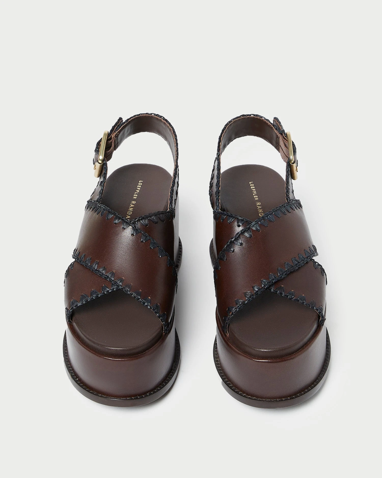 Loeffler Randall Mae Espresso/Black Platform Sandal 5 Loeffler Randall Mae Espresso/Black Platform Sandal - Image 3