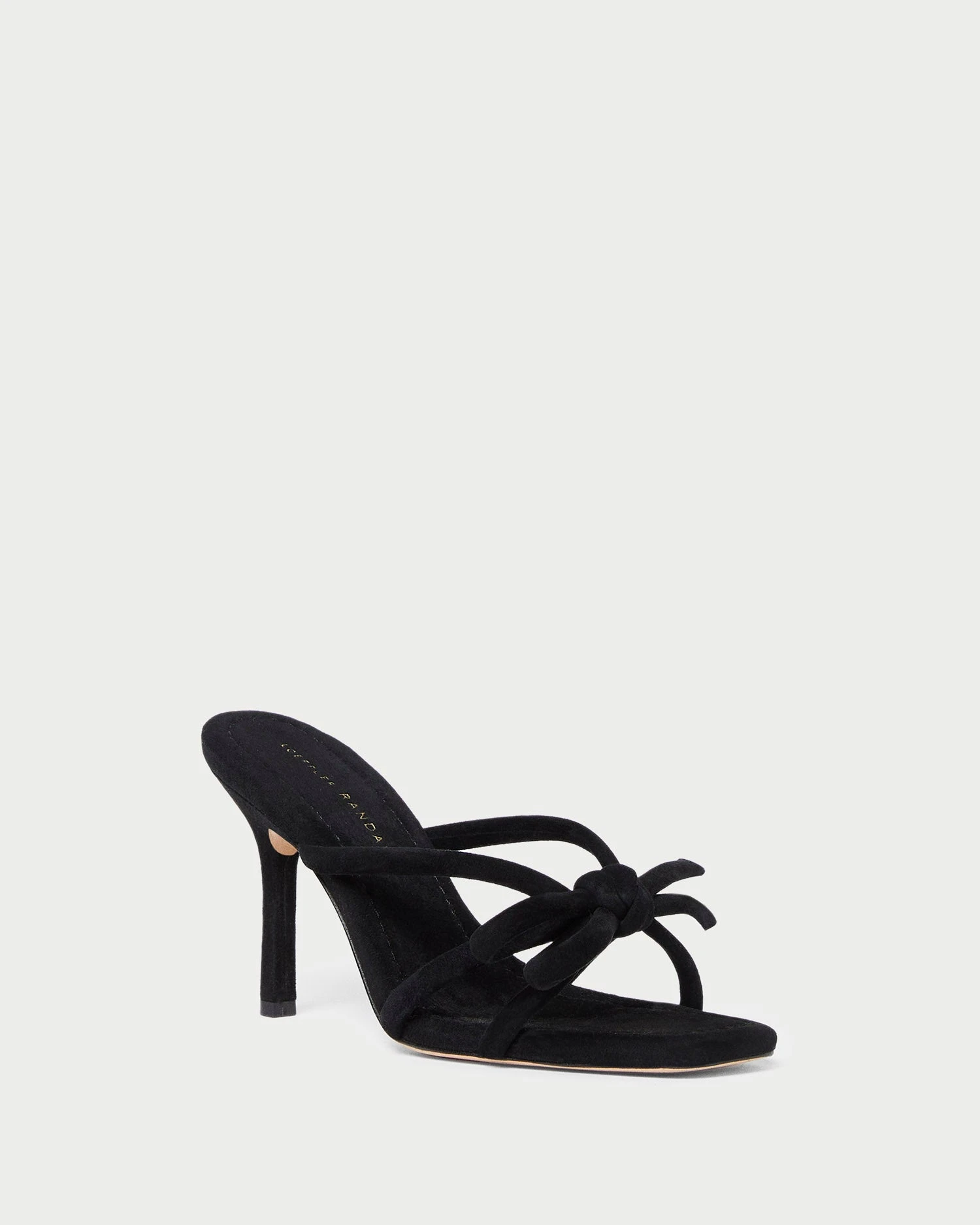 Loeffler Randall Margi Black Suede Bow Heel 3 Loeffler Randall Margi Black Suede Bow Heel