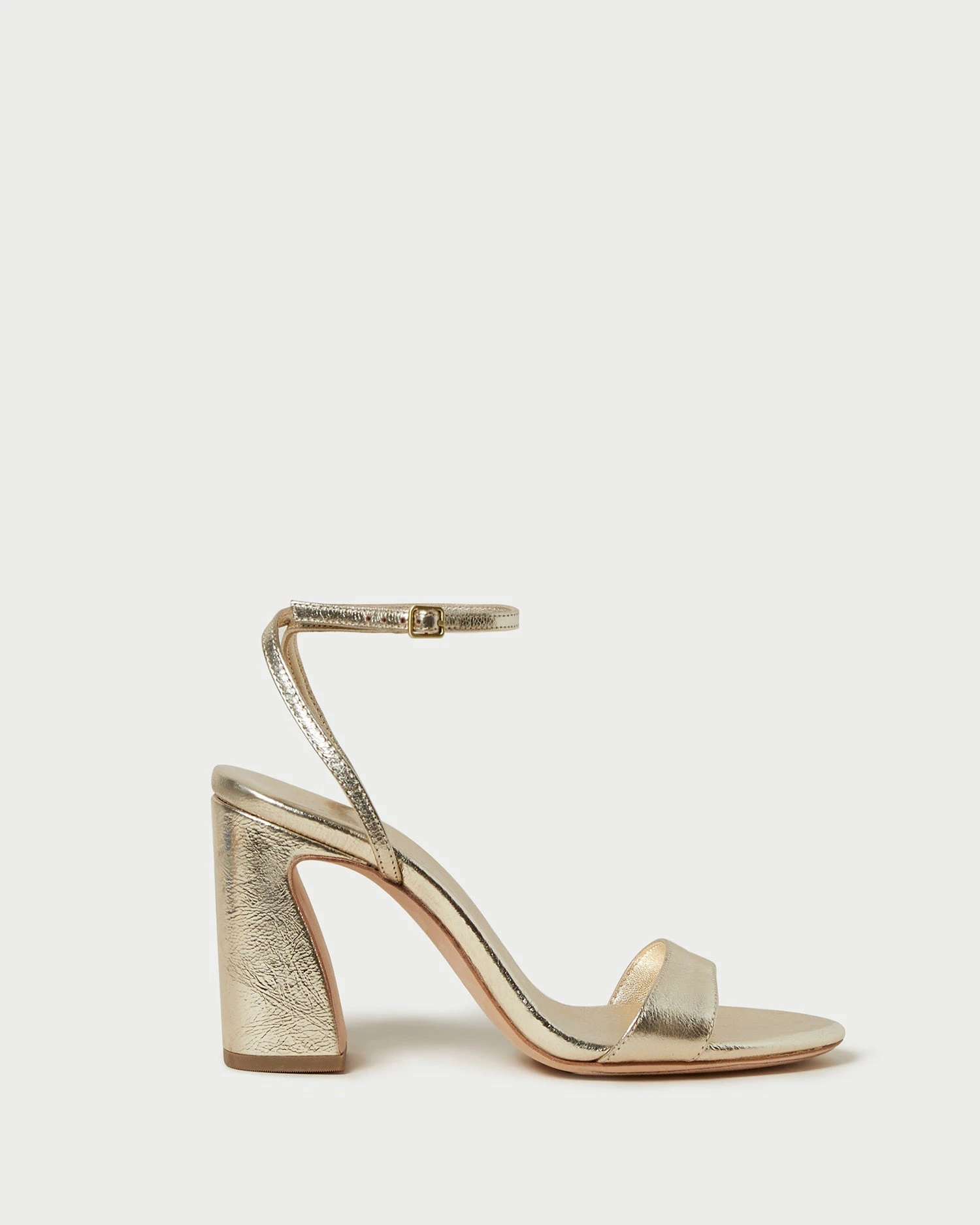 Loeffler Randall Malia Champagne Curved-Heel Sandal 4 Loeffler Randall Malia Champagne Curved-Heel Sandal - Image 2