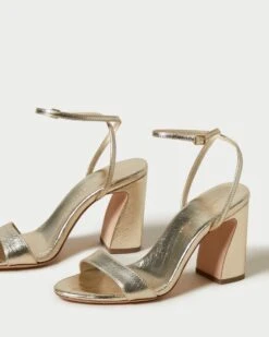 Loeffler Randall Malia Champagne Curved-Heel Sandal 9 Loeffler Randall Malia Champagne Curved-Heel Sandal -Loeffler Randall MALIA CM CHMPN 3
