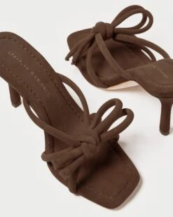Loeffler Randall Margi Cacao Bow Heel -Loeffler Randall MARGI KS CACAO 4 1