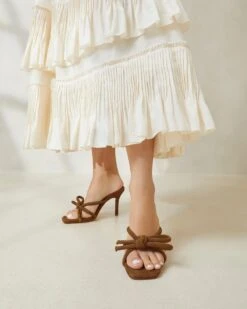 Loeffler Randall Margi Cacao Bow Heel 11 Loeffler Randall Margi Cacao Bow Heel -Loeffler Randall MARGI KS CACAO 5copy