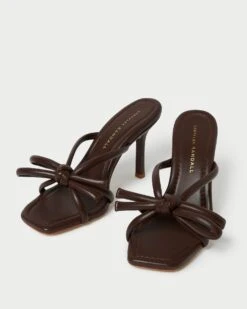 Loeffler Randall Margi Chocolate Bow Heel -Loeffler Randall MARGI N CHOCO 3