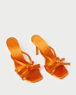 Loeffler Randall Margi Marigold Bow Heel -Loeffler Randall MARGI SATN MARGD 3 1