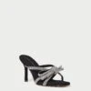 Loeffler Randall Margi Black/Rhinestone Suede Bow Heel 2 Loeffler Randall Margi Black/Rhinestone Suede Bow Heel -Loeffler Randall MARGI SKR BLACK 1