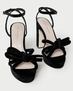 Loeffler Randall Melany Black Platform Bow Heel -Loeffler Randall MELANY VL BLACK 3