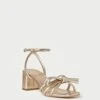 Loeffler Randall Mikel Champagne Bow Mid-Heel Sandal 2 Loeffler Randall Mikel Champagne Bow Mid-Heel Sandal -Loeffler Randall MIKEL N CHMPN 1 1