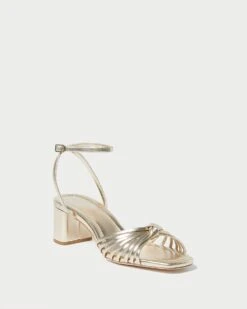 Loeffler Randall Olivia Champagne Knot Mid-Heel