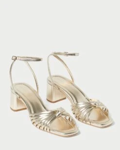 Loeffler Randall Olivia Champagne Knot Mid-Heel 10 Loeffler Randall Olivia Champagne Knot Mid-Heel -Loeffler Randall OLIVIA N CHMPN 4