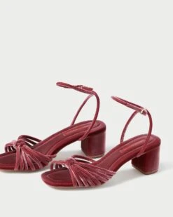 Loeffler Randall Olivia Tea Rose Knot Mid-Heel 9 Loeffler Randall Olivia Tea Rose Knot Mid-Heel -Loeffler Randall OLIVIA VL TEARO 3
