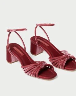 Loeffler Randall Olivia Tea Rose Knot Mid-Heel 10 Loeffler Randall Olivia Tea Rose Knot Mid-Heel -Loeffler Randall OLIVIA VL TEARO 4