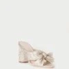 Loeffler Randall Penny Platinum Pleated Bow Heel 2 Loeffler Randall Penny Platinum Pleated Bow Heel -Loeffler Randall PENNY PLA PLTNM 1