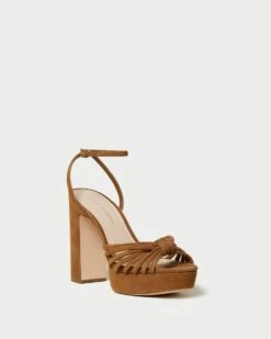 Loeffler Randall Rivka Cacao Knot Platform Sandal