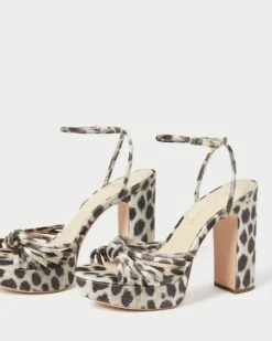 Loeffler Randall Rivka Leopard Knot Platform Sandal -Loeffler Randall RIVKA VL LEOPRA 4