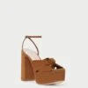 Loeffler Randall Roz Cacao Suede Knot Platform -Loeffler Randall ROZ KS CACAO 1