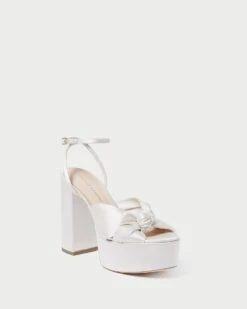 Loeffler Randall Roz Cream Knot Platform