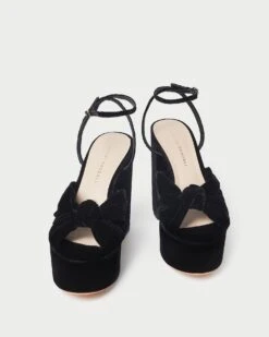 Loeffler Randall Roz Black Knot Platform Sandal -Loeffler Randall ROZ VL BLACK 3 1