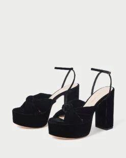 Loeffler Randall Roz Black Knot Platform Sandal -Loeffler Randall ROZ VL BLACK 4