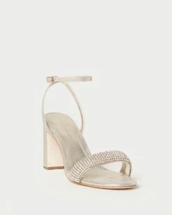 Loeffler Randall Shay Cappuccino Rhinestone Heel