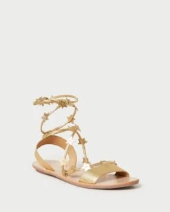 Loeffler Randall 21 Loeffler Randall Starla Gold Wrap Sandal