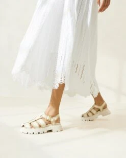 Loeffler Randall Talia Cream/Natural Caged Sandal -Loeffler Randall TALIA RL CRMNA 4054