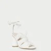 Loeffler Randall Teresa Pearl Pleated Lace-Up Sandal -Loeffler Randall TERESA PLFV PEARL 1