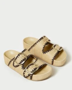 Loeffler Randall Theo Natural/Brown Footbed Sandal -Loeffler Randall THEO R NATBN 4