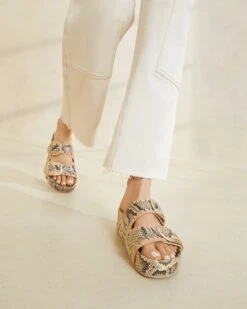 Loeffler Randall Theo Bone/Pink Footbed Sandal -Loeffler Randall THEO RL BONPI 2804