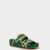Loeffler Randall Theo Green/Natural Footbed Sandal 1 Loeffler Randall Theo Green/Natural Footbed Sandal -Loeffler Randall THEO RL GRENL 1