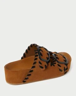 Loeffler Randall Theo Cacao/Black Footbed Sandal -Loeffler Randall THEO SSVL CABLK 4