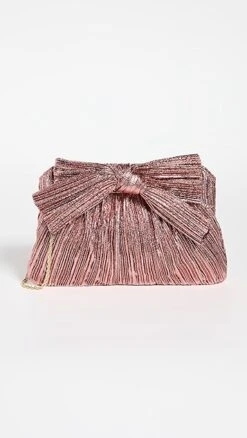 Loeffler Randall Rayne Pleated Frame Clutch With Bow