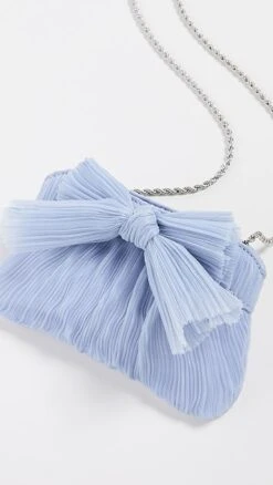 Loeffler Randall Rochelle Mini Pleated Pleated Clutch With Bow