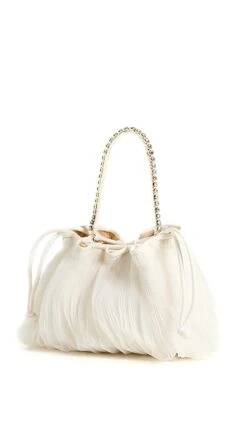 Loeffler Randall Layne Pleated Handheld Clutch With Rhinestone Strap -Loeffler Randall loeff4209411338 1677608200817 2 0. UX357 QL90