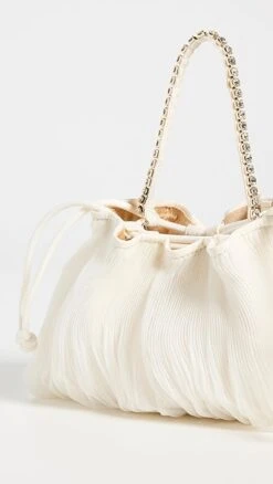 Loeffler Randall Layne Pleated Handheld Clutch With Rhinestone Strap -Loeffler Randall loeff4209411338 1677608200942 2 0. UX357 QL90