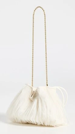 Loeffler Randall Layne Pleated Handheld Clutch With Rhinestone Strap -Loeffler Randall loeff4209411338 1677608201065 2 0. UX357 QL90